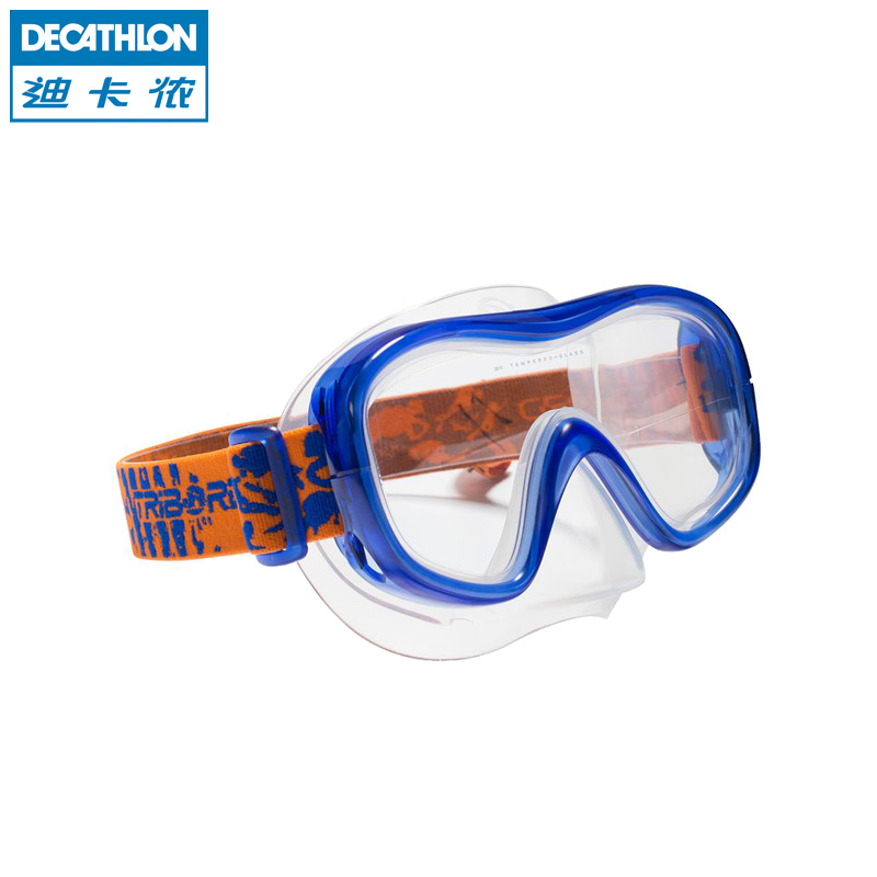 迪卡侬 水上潜水运动 成人儿童面罩 聚碳酸酯玻璃 TRIBORD