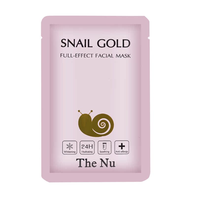 C.more The Nu蜗牛小粉金面膜补水保湿光泽紧致30ml*1蚕丝面膜