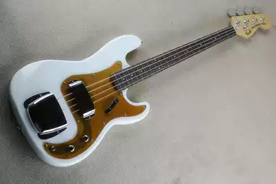 flyoung PRECISION BASS four-string electric BASS with shell gold powder guard plate can be customized