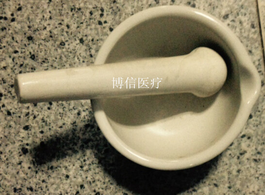 高强度瓷质捣药罐 乳体 研钵 研药碗 陶瓷磨棒 捣碎研磨用品