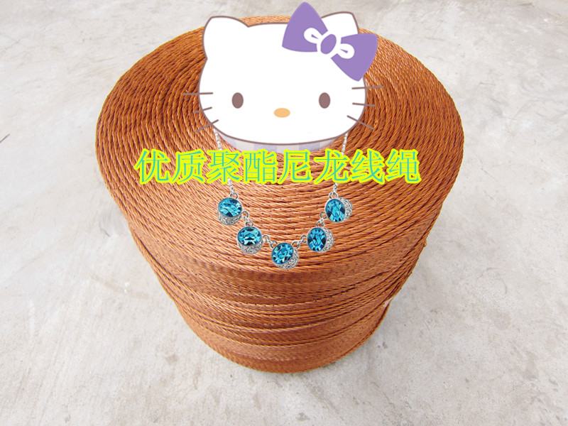 Super-strength high-performance polyester dipped cord 3-strand gyro cord Can be glued polyester tire cord