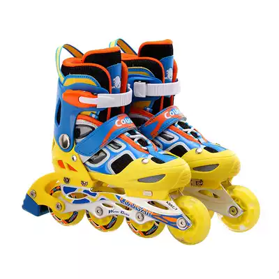  Cougar MZS835LSG water cube children's roller skates roller skates Front wheel flash adjustable