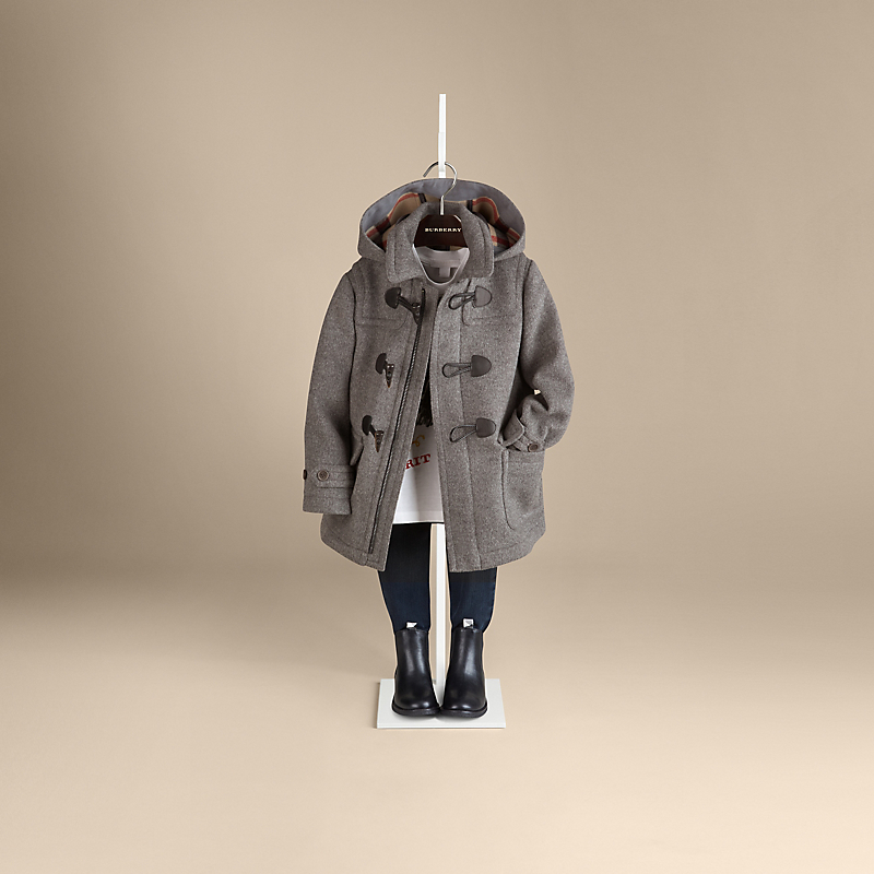 Burberry博柏利 羊毛牛角扣大衣 39331901