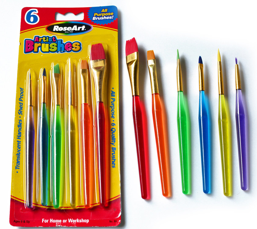 Art area corner material children's paint painting brush gouache hook line drawing line pen kindergarten creative graffiti tool