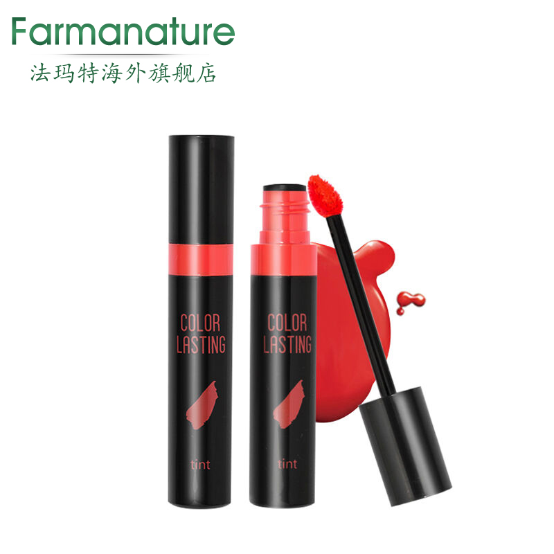 Amore/爱茉莉持久不脱色水果唇釉唇彩染唇液口红保湿滋润4.5g