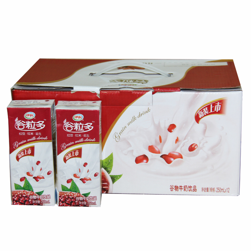 Erie Milk Drink Grain Multi Grain Milk 250ml*12 Cartons Student Adult Kids Breakfast Milk