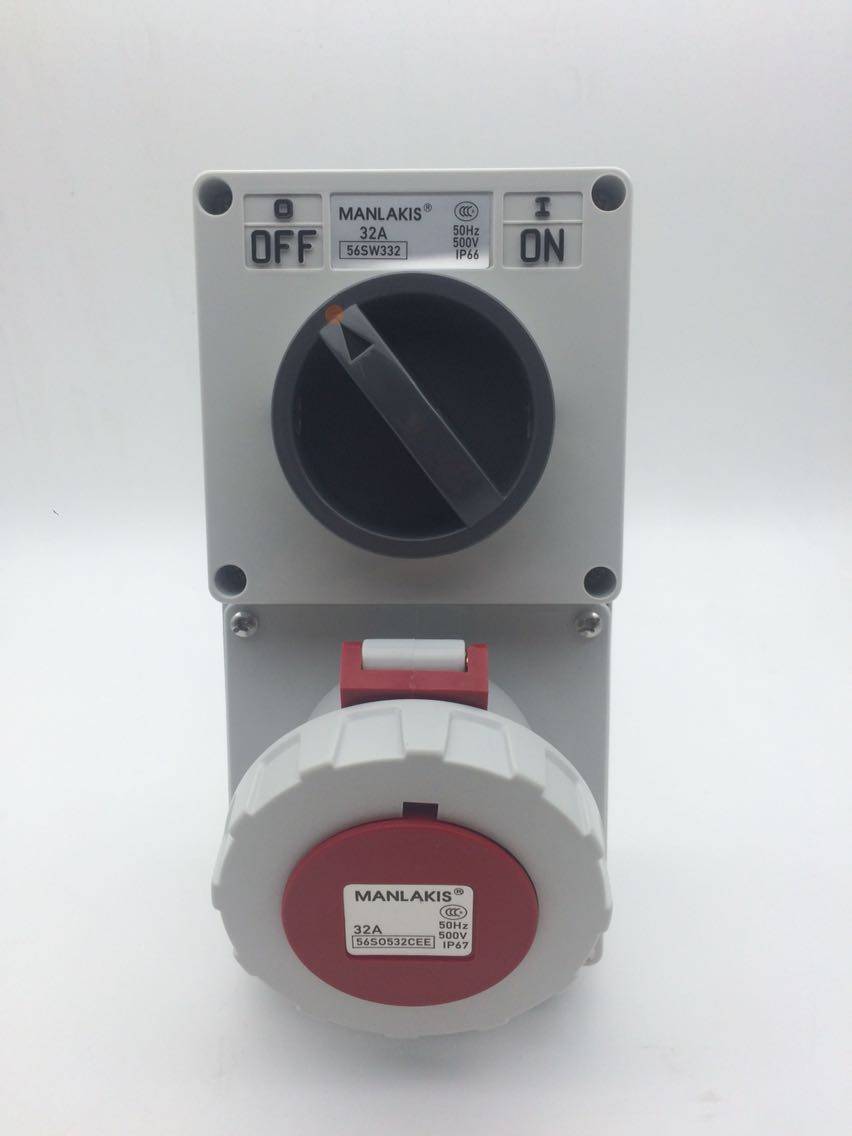 Tsuna's new Yabai MAJNIKLS 56CV-E2 waterproof explosion-proof anti-flame retardant combination socket with switch IP66