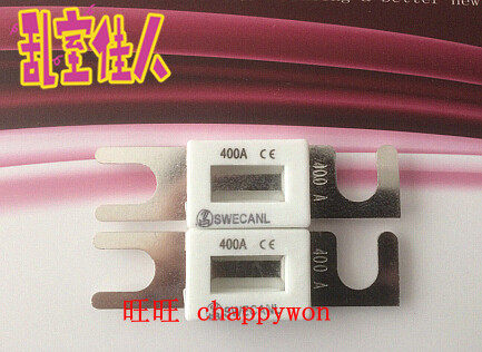 New energy vehicle fuse fork - thrust type 160A 125V bolt - type ceramic body electric forklift truck