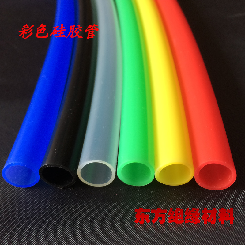 Color silicone tube 10x12 inner diameter 10mm outer diameter 12mm Environmental Protection food grade high temperature resistant thin-walled silicone tube