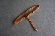 Пояс 女新款童男童女宝宝百搭手工 儿童编织腰带亲子款