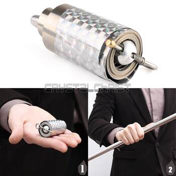 Golden hoop telescopic elastic wand magic wand ເວທີການສະແດງຕອນແລງສະແດງ magic prop sun wukong ໄມ້ຫົດຕົວ