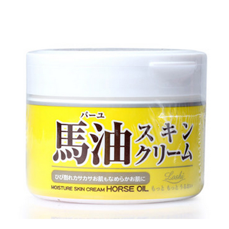 专柜正品 LOSHI北海道LOSHI纯马油220g 身体霜滋润保湿肌肤面霜
