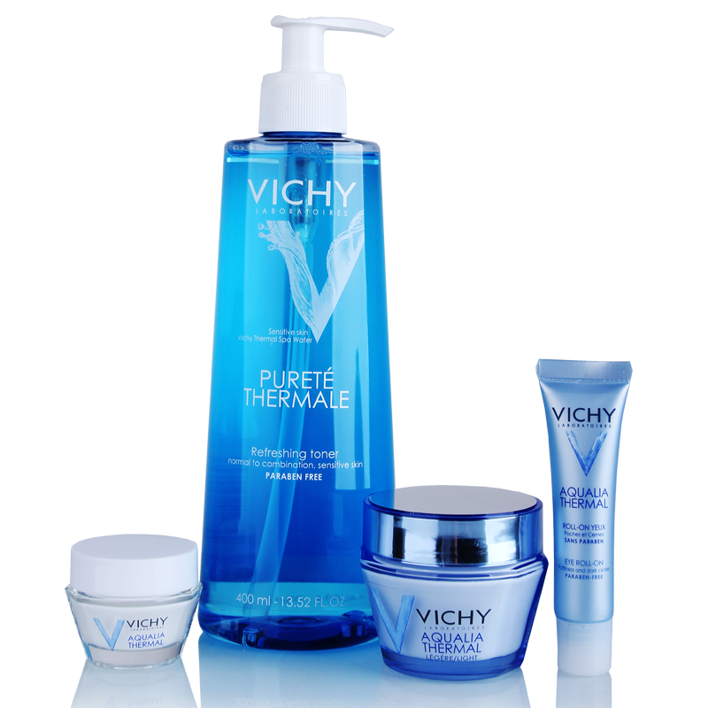 Vichy/薇姿温泉矿物水活清润4件套（滋润型）包邮