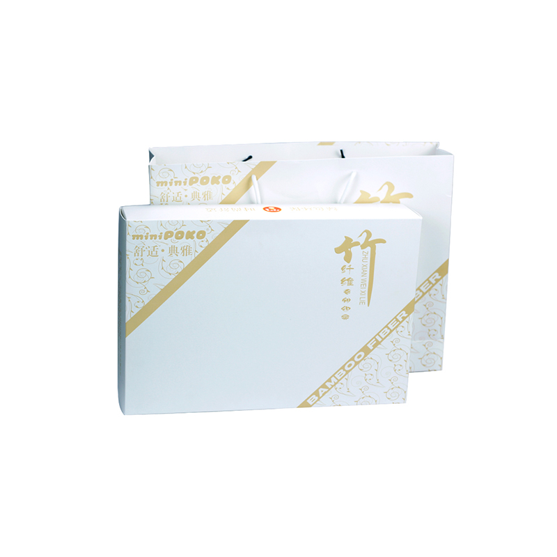 miniPOKO新生儿竹纤维礼盒3件套 新生儿护理礼包 宝宝用品