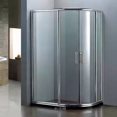 Kunming shower room arc-shaped overall shower room custom bathroom glass door cosmetic room glass partition sliding door
