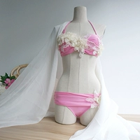 Heike nguyên bản 15 năm mới làm hoa handmade Áo ngực cỡ lớn tập hợp tôi mặc bikini tắm nước nóng mùa xuân áo tắm biển đẹp