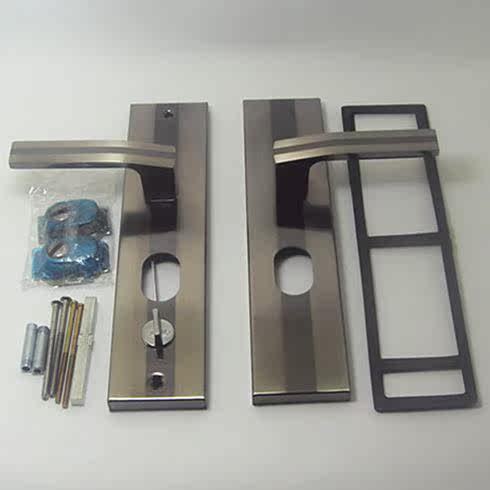 Anti-theft door handle, door lock handle, anti-theft door handle, opposite door iron black gold handle, plus full universal type