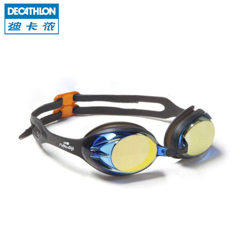 迪卡侬女男平光防水透视高清防雾泳镜游泳眼镜游泳镜 NABAIJI