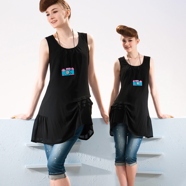 台湾官网直邮进口【Gennie’s奇妮】率性时尚款刷色造型孕妇牛仔