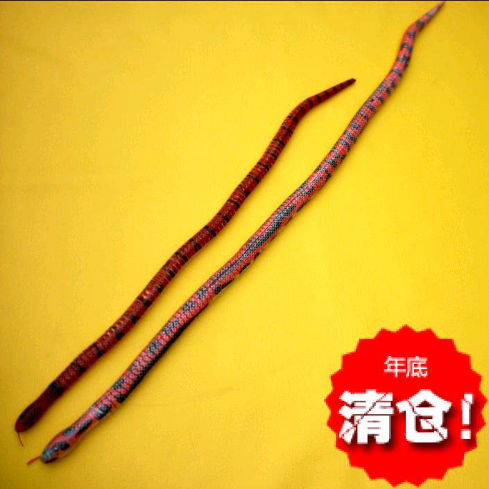 Wooden snake creative whole person funny scary children's toys department store home forbidden city attractions street stall night market goods