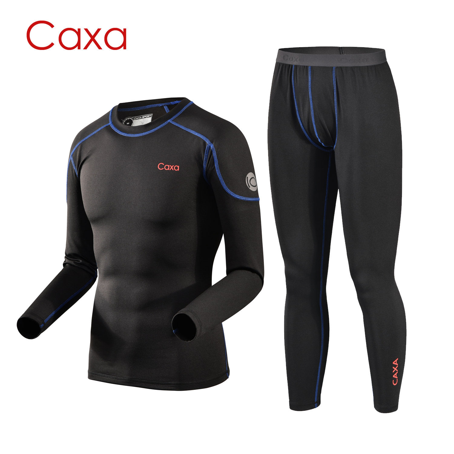 caxa outdoor dry warm underwear suit elastic good repair and sweat fast dry color dust wear - resistant men