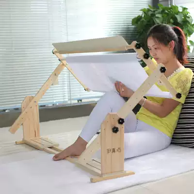 Multifunctional three-purpose widened large cross-stitch embroidery frame adjustable table vertical desktop size Universal