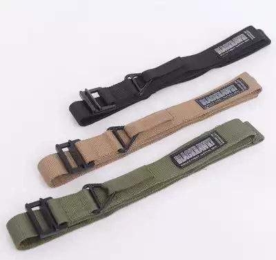Black Hawk Tactical belt Outdoor multi-function tactical rappelling rescue belt Casual belt Male CQB