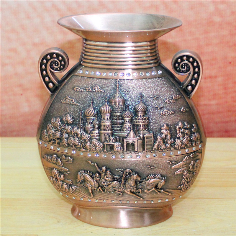Indian Handicrafts Bronze Ware Bronze Sculptures Ruyi Vases Home Decoration Festival Gift Hem YT468