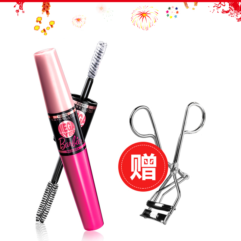 美宝莲芭比大眼睫毛膏 双头纤长浓密 全新无塑封 特价包邮 正品L