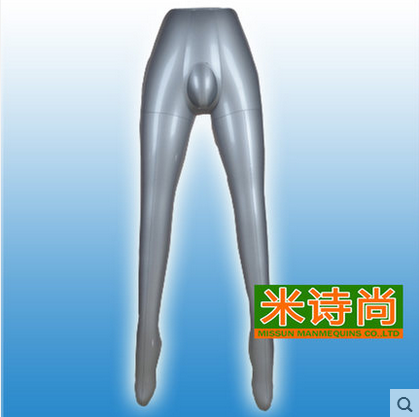 Inflatable male half-body male legs model male and female children all over the body for the second half of the body clothing Pants Clothing shooting props