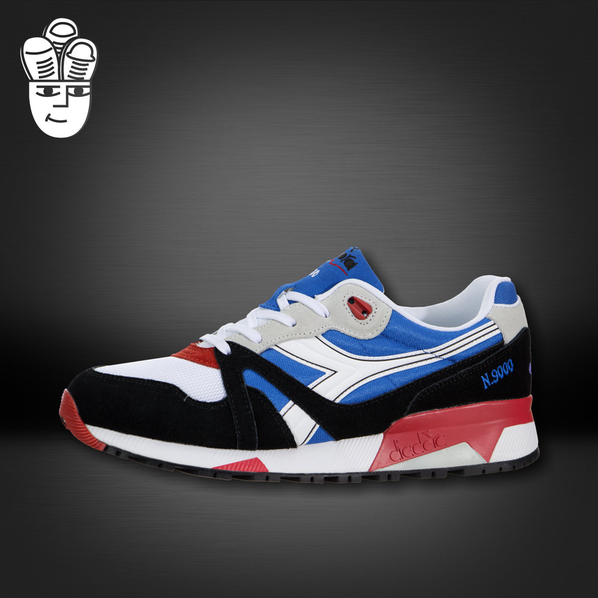 Diadora N.9000 迪亚多纳男子复古跑鞋 运动休闲鞋 多色入