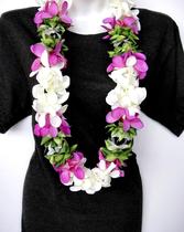 Hawaiian Grass Skirt Dance Performance Beach Neck Accessoires de cercle Floral Accessoires NECK ACCESSOIRES HAWAIIAN HULA FLOWER LEI