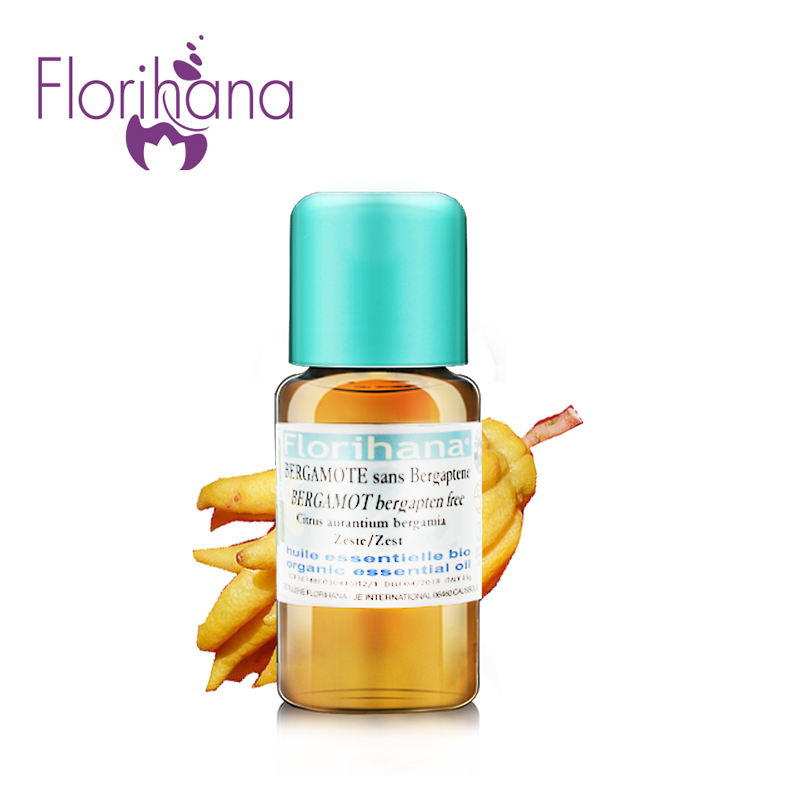 Florihana佛手柑无光敏精油 平衡水油改善粉刺舒缓减压按摩香薰