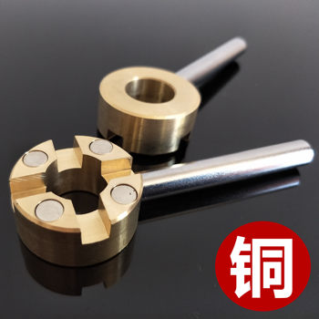 Valve key magnetic valve locking valve key