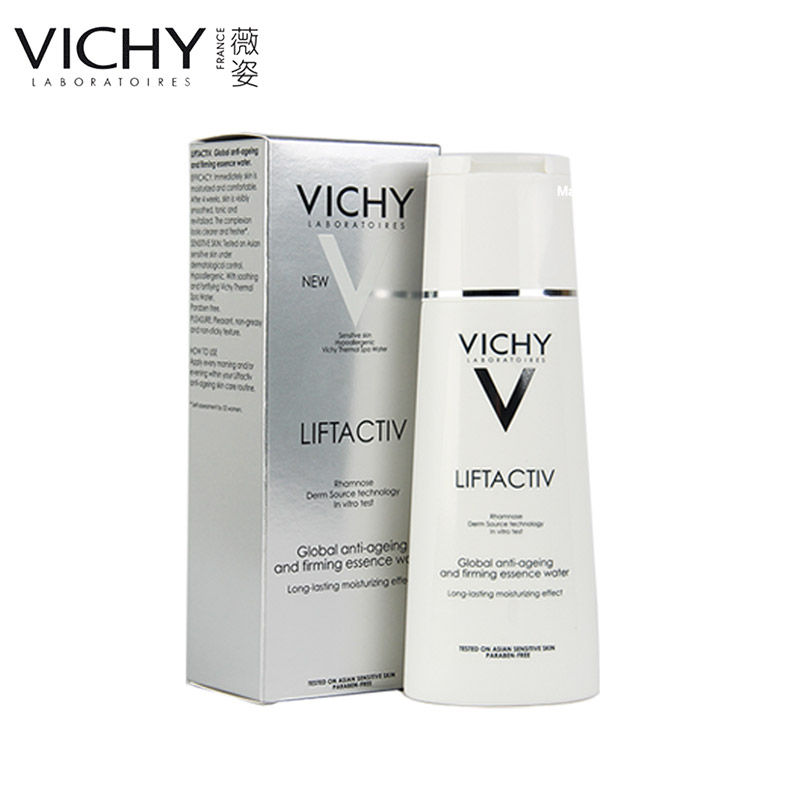 正品 Vichy薇姿活性塑颜肌源焕活精华水200ml爽肤水 保湿紧致抗皱