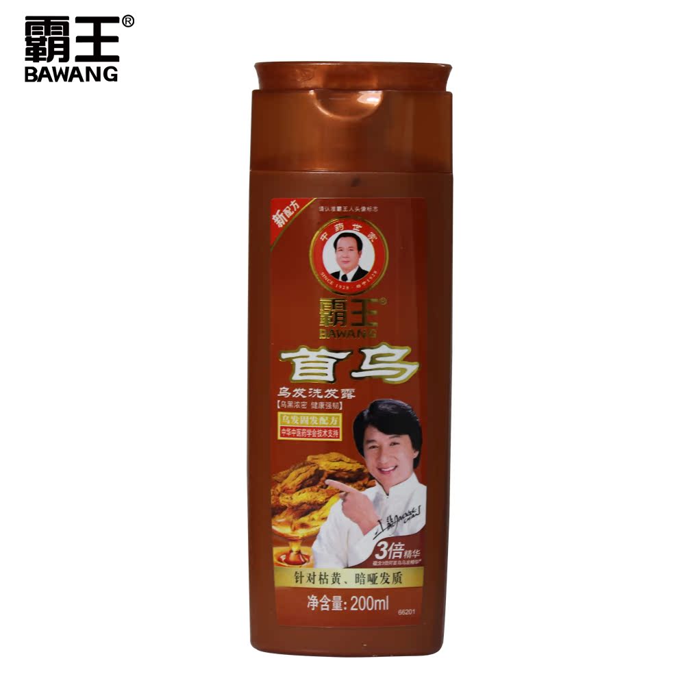 霸王首乌洗发水200ml 乌发强韧发根防断发 深层 滋润修复洗发露