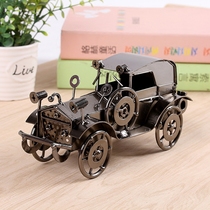 Retro European-style iron crafts tea room decorations hot pot restaurant features new wedding gifts living room accessories