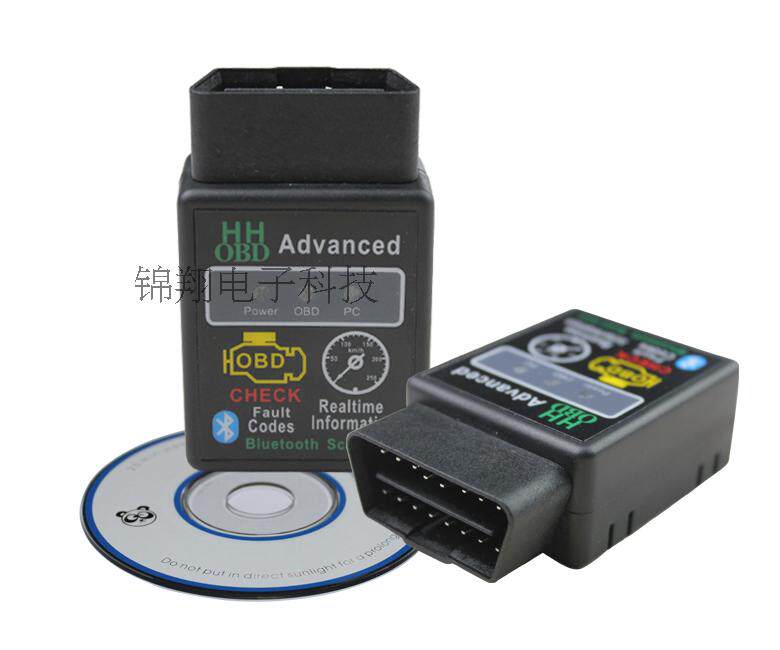 Foreign trade type HH Advanced OBD2 Bluetooth v2 1 ELM327 car fault detection and diagnosis instrument
