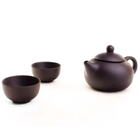 Trà Zisha Lễ khai thác ban đầu của tôi Handmade Pot Two Cup Tea Set Tea Set Set Travel Kung Fu Tea Set ấm trà đạo