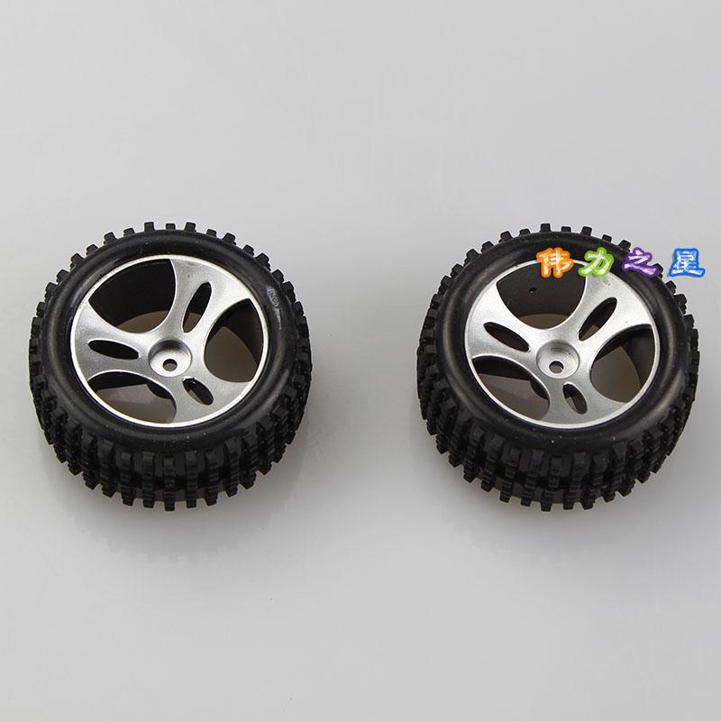Weili A959 A959-B remote control high-speed car spare parts A959-01 wheels wheel tires a pack of two