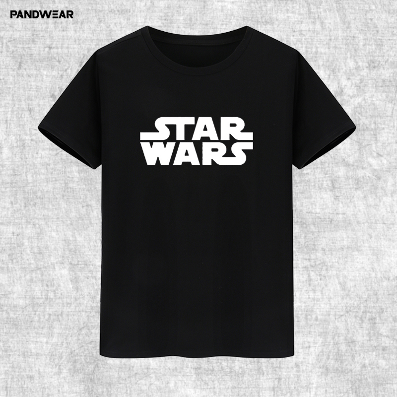 Star Wars T-Shirt Starwars Movie and Tv Series Merchandise Large Size Trendy Brand Print Student Men's Short-Sleeved Clothing