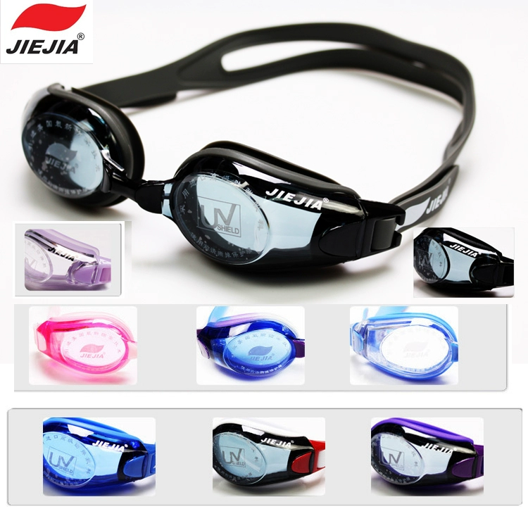 Kính bơi giải trí nhiều màu Jiejia H100 kính bơi chống nước chống sương mù chống tia cực tím có thể điều chỉnh - Goggles