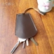 Khóa kéo tay gốc kéo khóa da unisex đơn giản, túi da retro hoang dã Trường hợp chính
