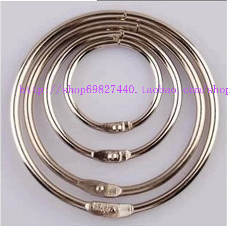 Key buckle binding iron ring 38MM card ring book ring bookbinding iron ring 1-3 inch binding iron ring