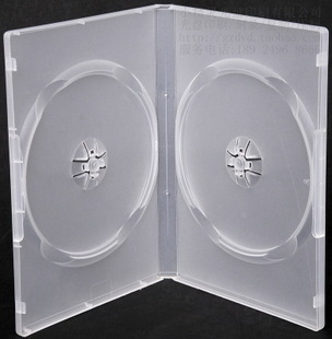 cd dvd disc box 14mm thickened transparent frosted disc packaging box single piece double piece can be inserted color page