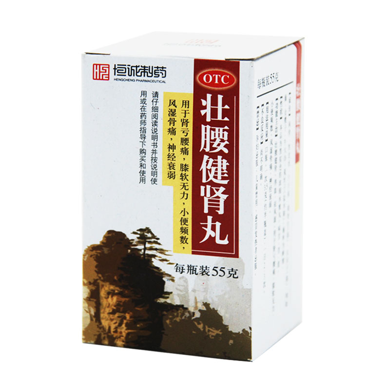 恒诚制药 壮腰健肾丸 55g*1瓶/盒  肾亏腰痛 风湿骨痛 神经衰弱