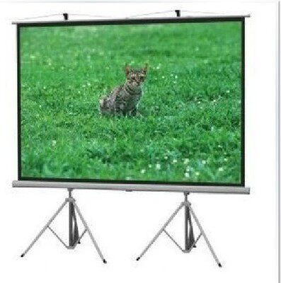 Luxury 150 inch double bracket projection screen outdoor mobile screen portable projector screen