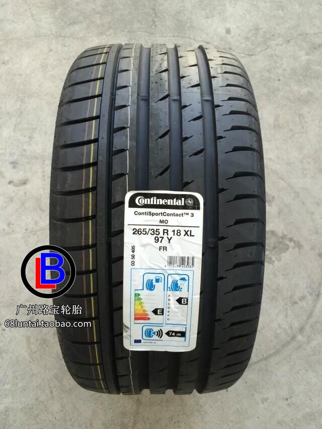 Horsebrand Tire 265 35R18 ContiSportContact 3 MO 97Y GAS NOZZLE