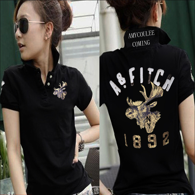 Summer Sports Collared Student Tops Pure Cotton T-Shirt Women's Short-Sleeved Stand-Up Collar Slim Fit Tops Polo Shirt