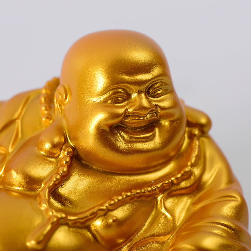 水晶汽车香水座佛 弥勒佛车载车用座式香水 车内摆件饰品用品